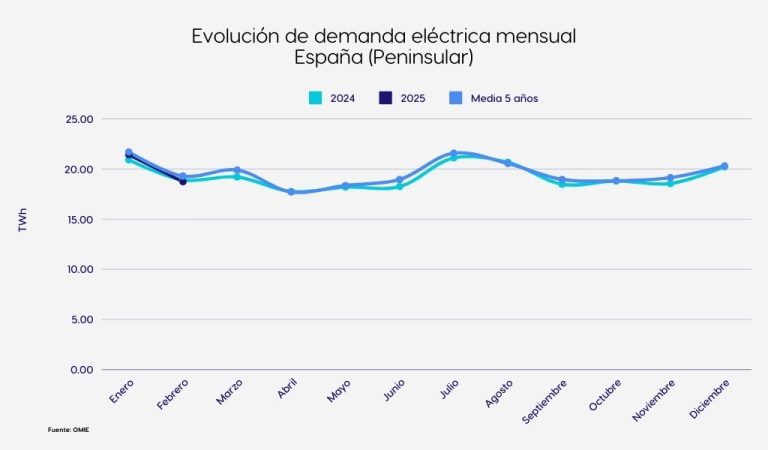 evolución demanda