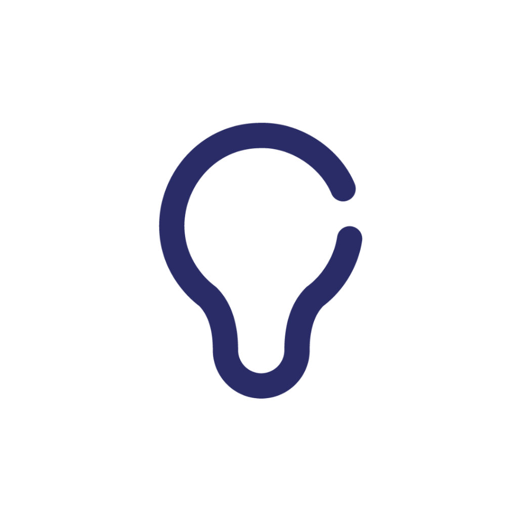 icono de bombilla de konery