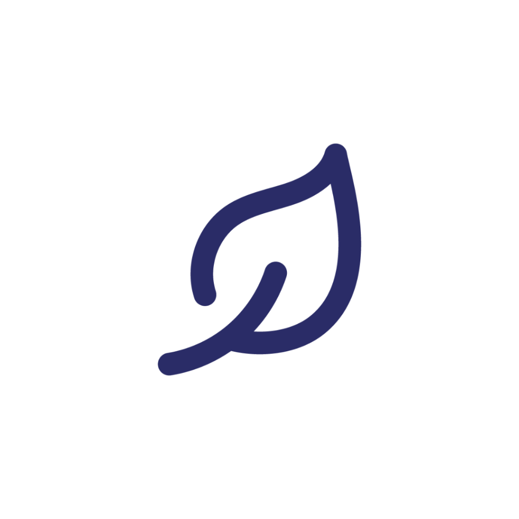 icono de hoja de sostenibilidad konery