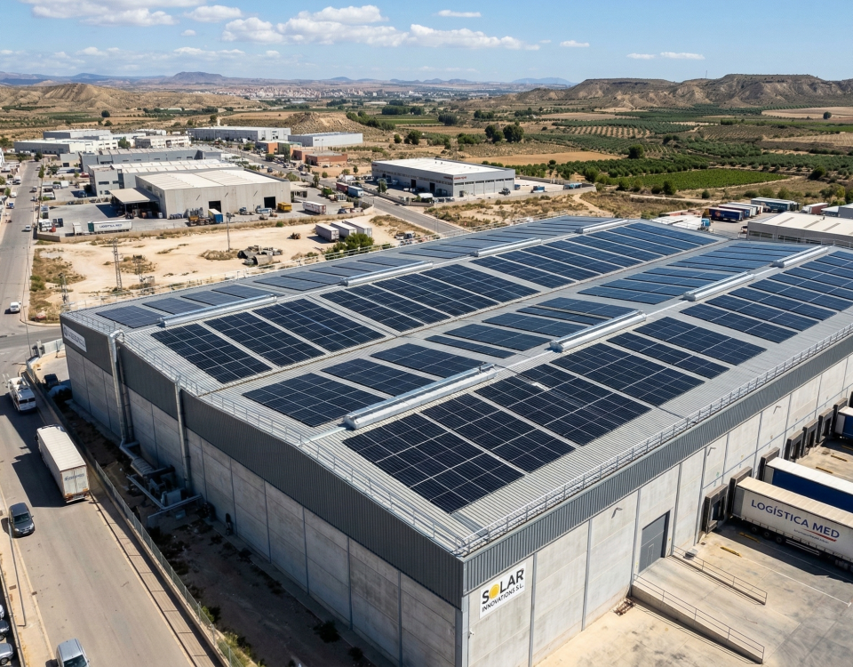 Instalación de autoconsumo fotovoltaico en nave industrial para reducir costes energéticos en empresa