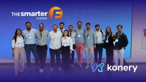 Equipo de Konery en Intersolar Europe 2026 dentro del marco The Smarter E 2026