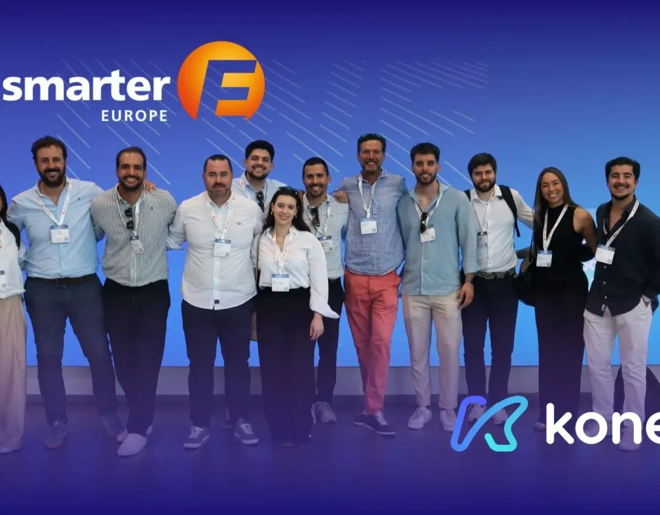 Equipo de Konery en Intersolar Europe 2026 dentro del marco The Smarter E 2026